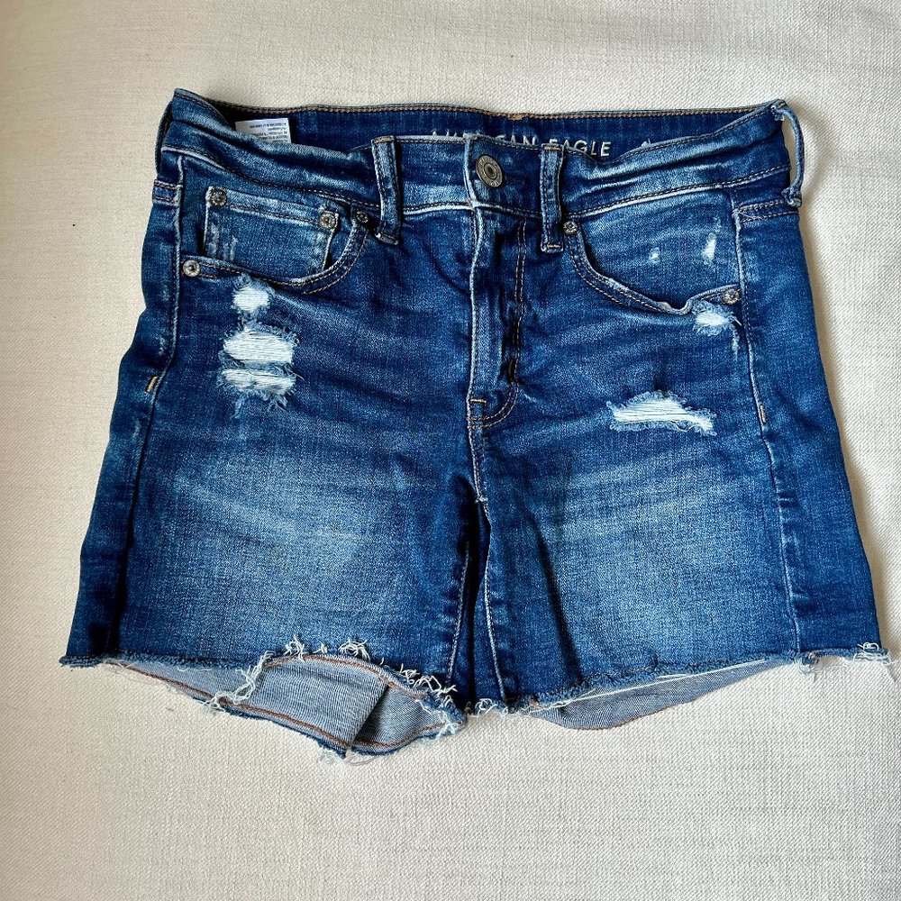 American Eagle Cut Off Jean Shorts
